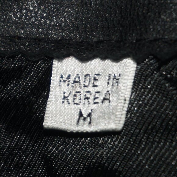 Vintage 80s Quilted Studded Leather Cropped Bomber Jacket - Picture 6 of 9